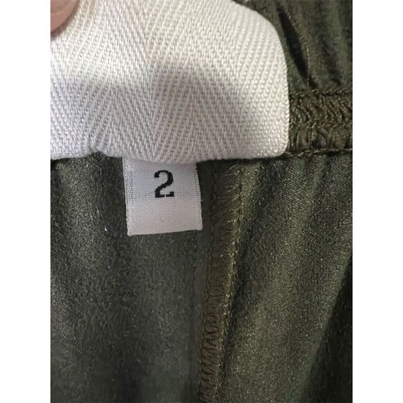 Planet Women's Olive Green Pull-On pants Size 2 Casual Relaxed Fit - Picture 6 of 6